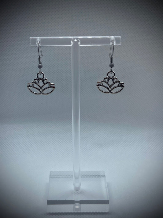 Lotus Dangle Earrings