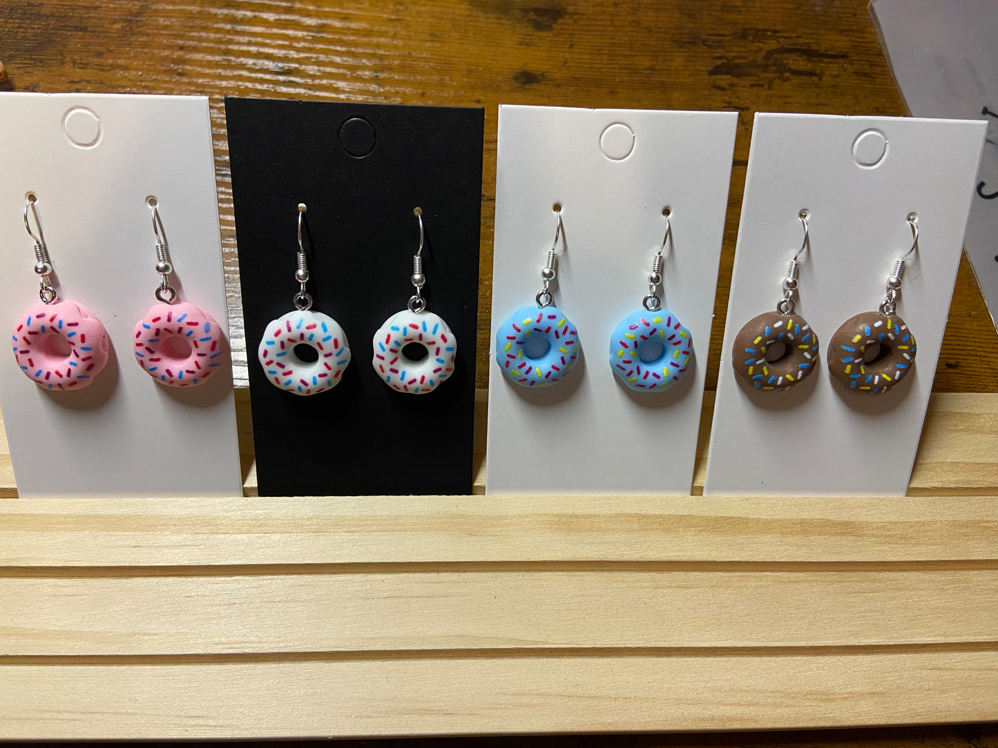 Sprinkle Donut Dangle Earrings