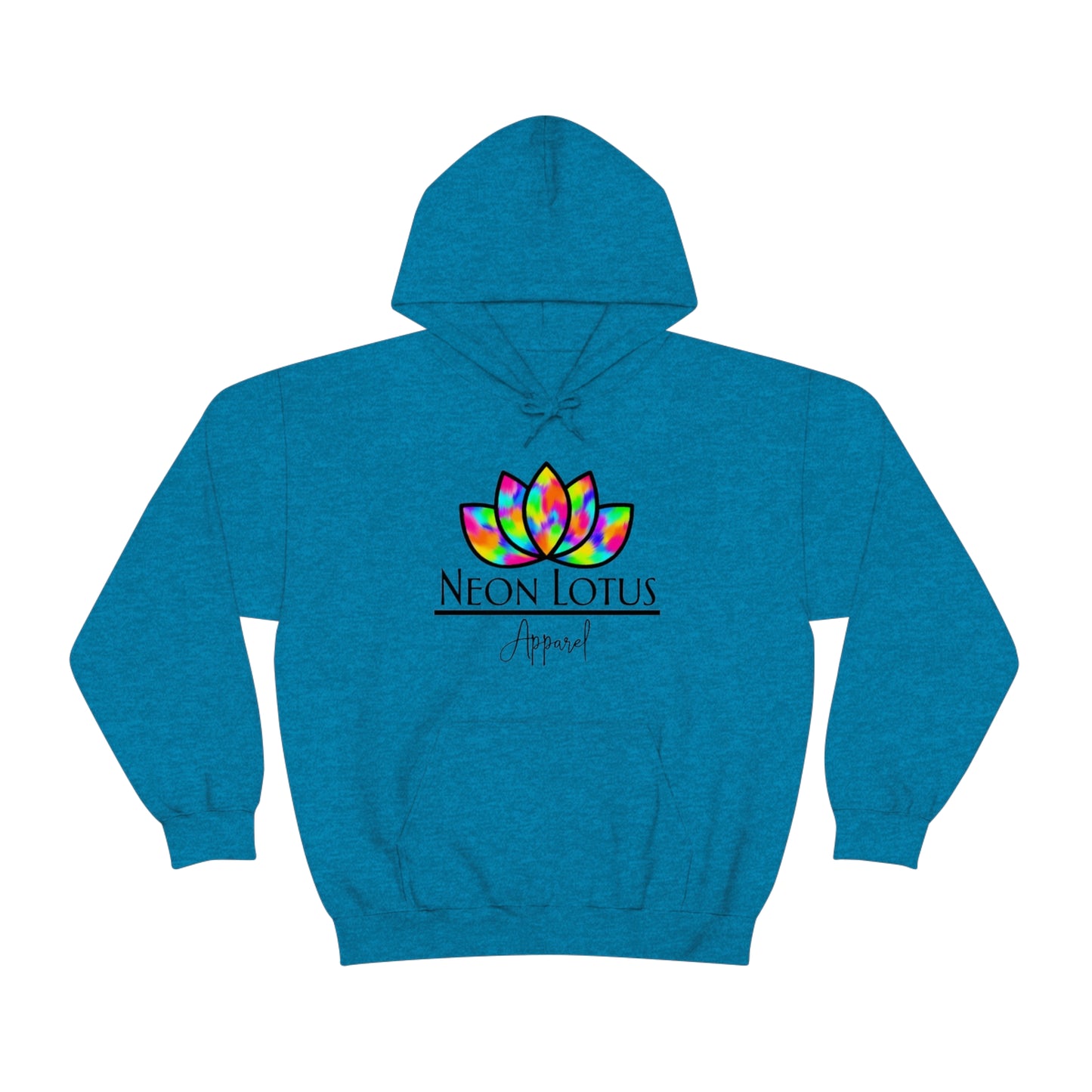 Neon Lotus Logo Pullover Hoodie